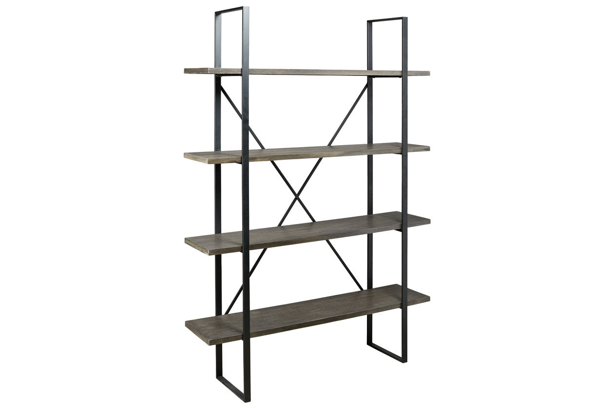 Gilesgrove Black/Gray Bookcase - A4000017 - Bien Home Furniture &amp; Electronics