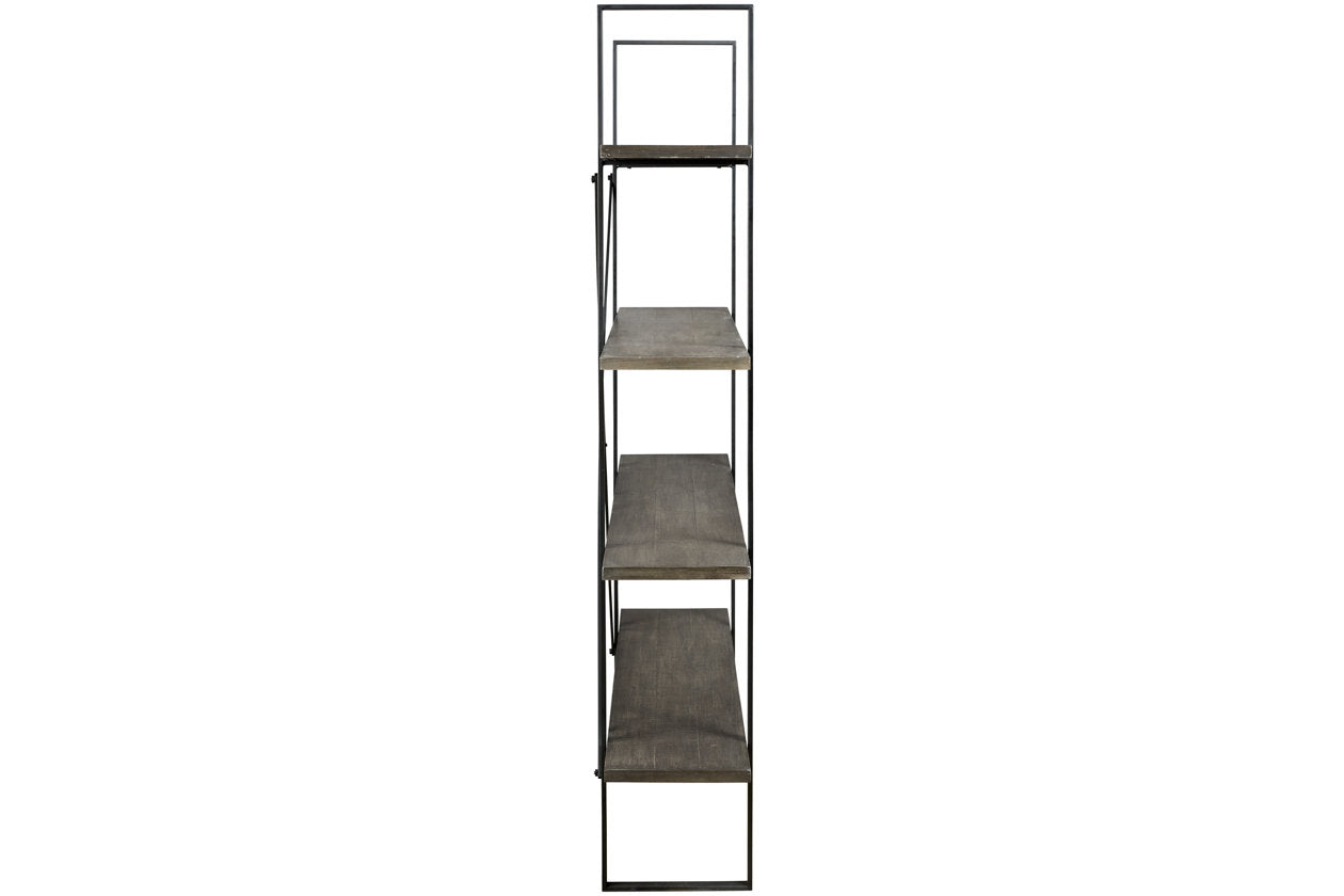 Gilesgrove Black/Gray Bookcase - A4000017 - Bien Home Furniture &amp; Electronics