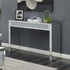 Gillian Rectangular Sofa Table Silver/Clear Mirror - 722499 - Bien Home Furniture & Electronics