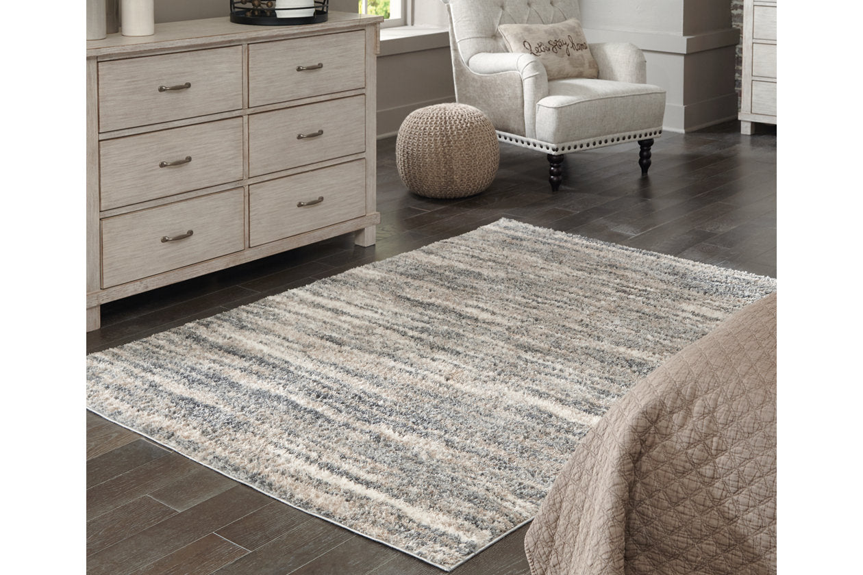 Gizela Ivory/Beige/Gray Large Rug - R404861 - Bien Home Furniture & Electronics