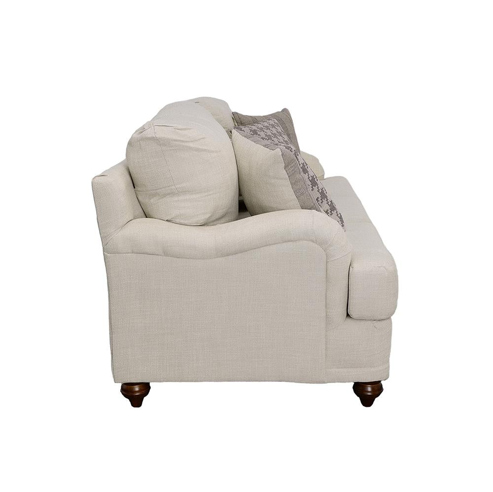 Glenn Cushion Back Sofa Light Gray - 511094 - Bien Home Furniture & Electronics
