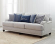 Glenn Recessed Arms Sofa Light Gray - 511091 - Bien Home Furniture & Electronics