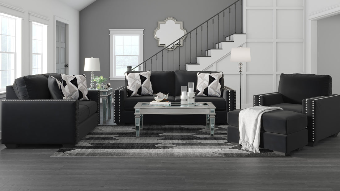 Gleston Onyx Living Room Set - SET | 1220638 | 1220635 | 1220614 - Bien Home Furniture &amp; Electronics