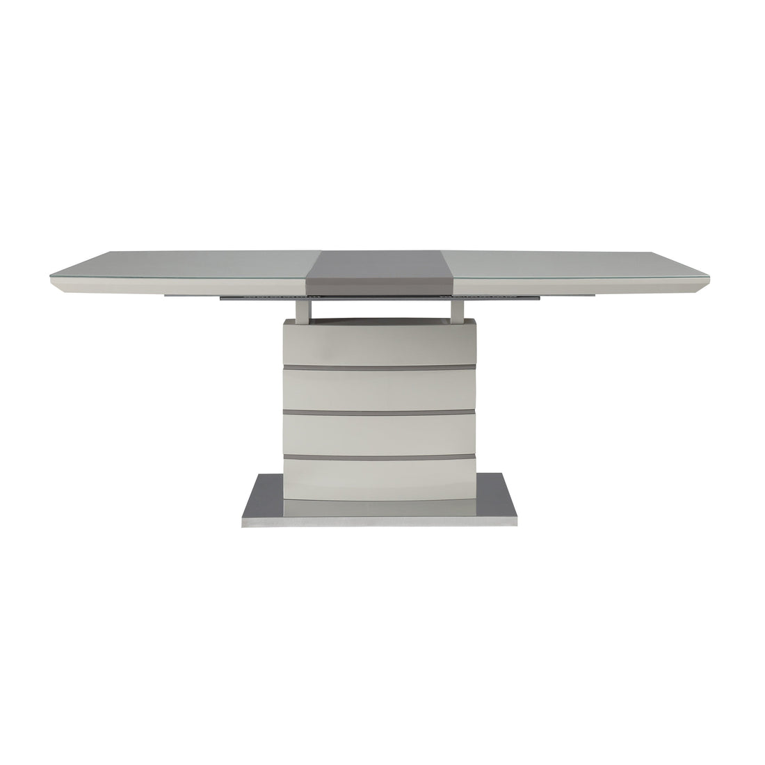 Glissand Chrome Metal/Gray Dining Table - 5599-71* - Bien Home Furniture & Electronics