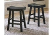 Glosco Black Counter Height Barstool, Set of 2 - D548-524 - Bien Home Furniture & Electronics