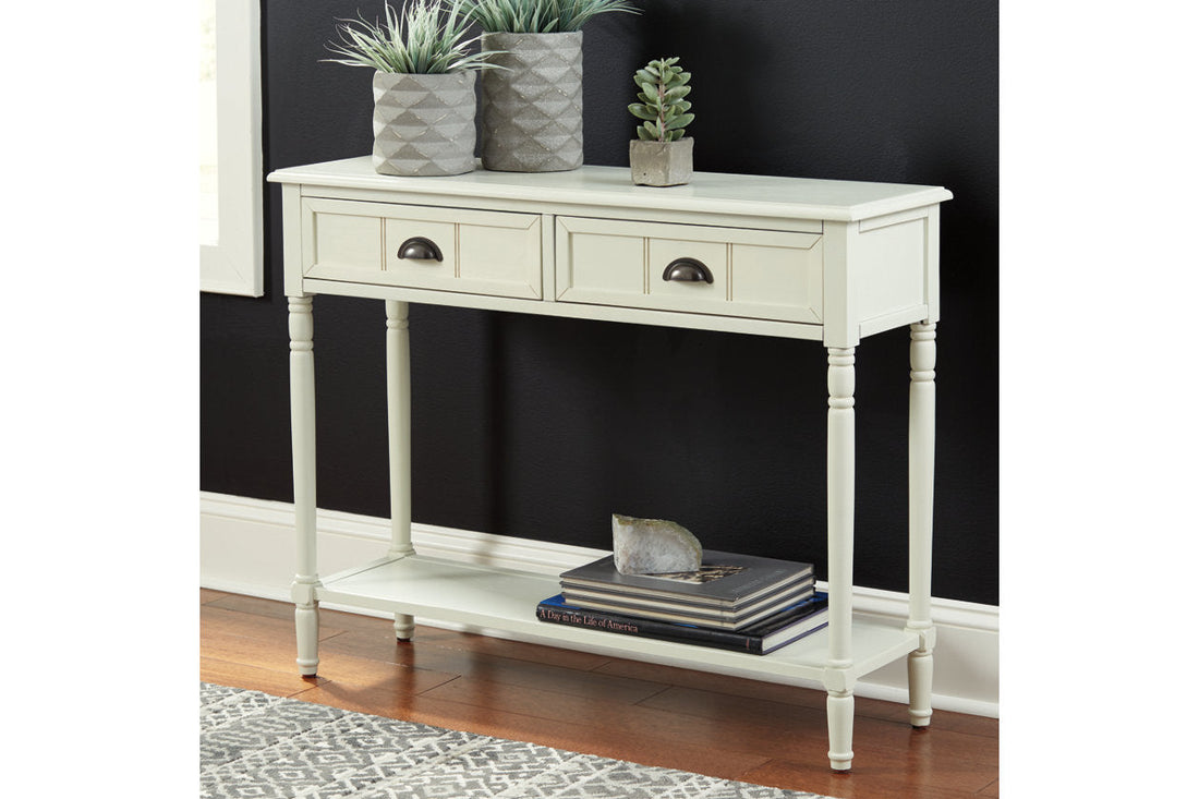 Goverton White Sofa/Console Table - A4000178 - Bien Home Furniture &amp; Electronics
