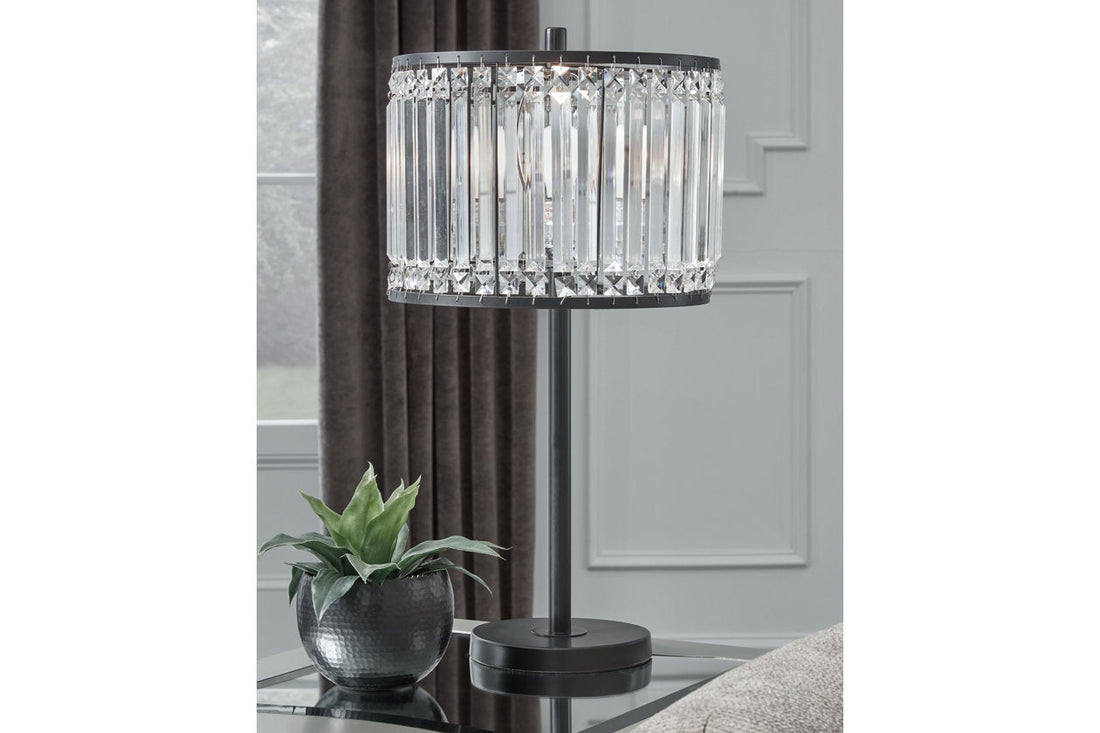 Gracella Black Table Lamp - L428164 - Bien Home Furniture &amp; Electronics