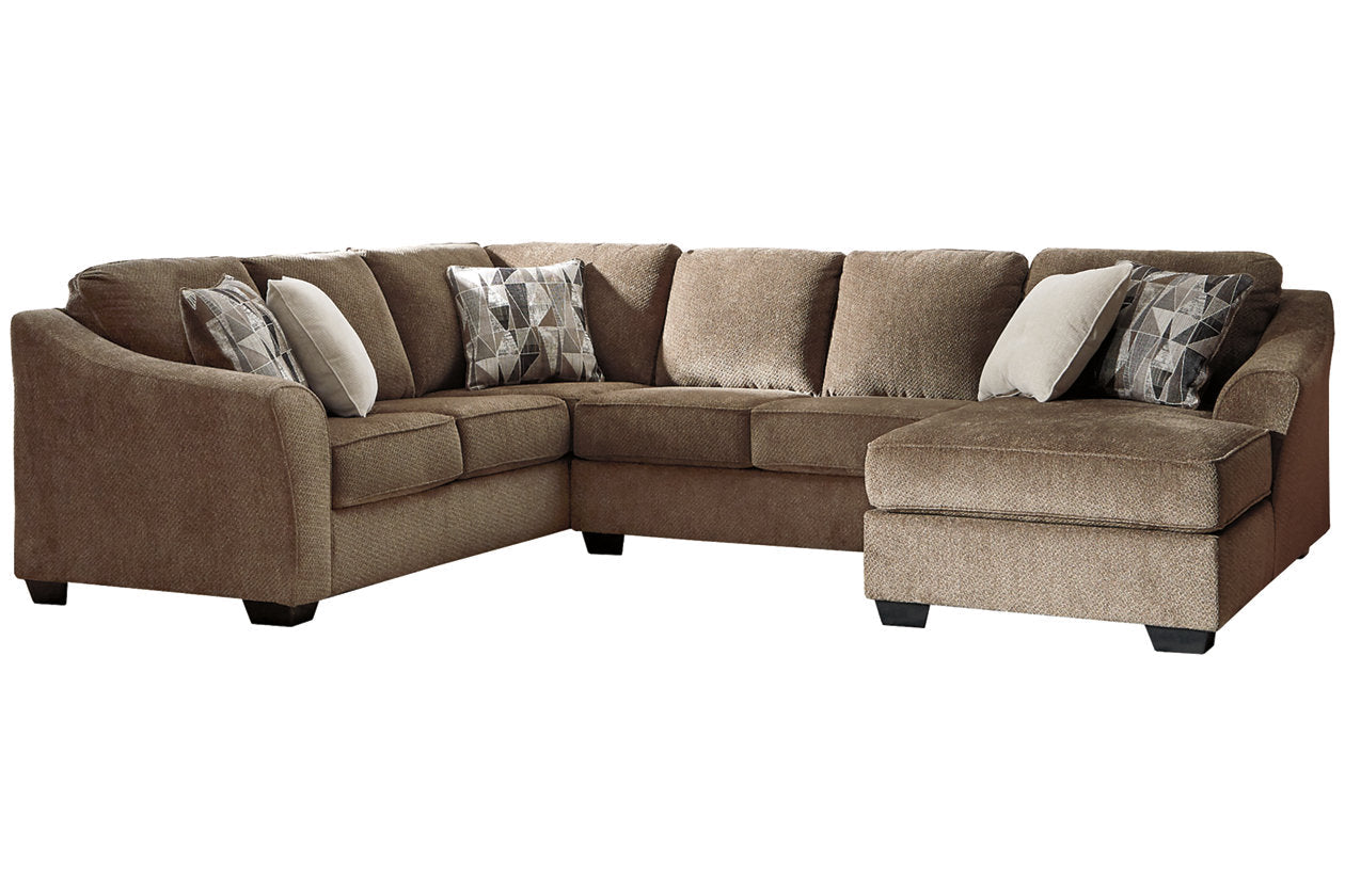 Graftin Teak RAF Sectional - SET | 9110217 | 9110234 | 9110248 | 9110208 - Bien Home Furniture & Electronics