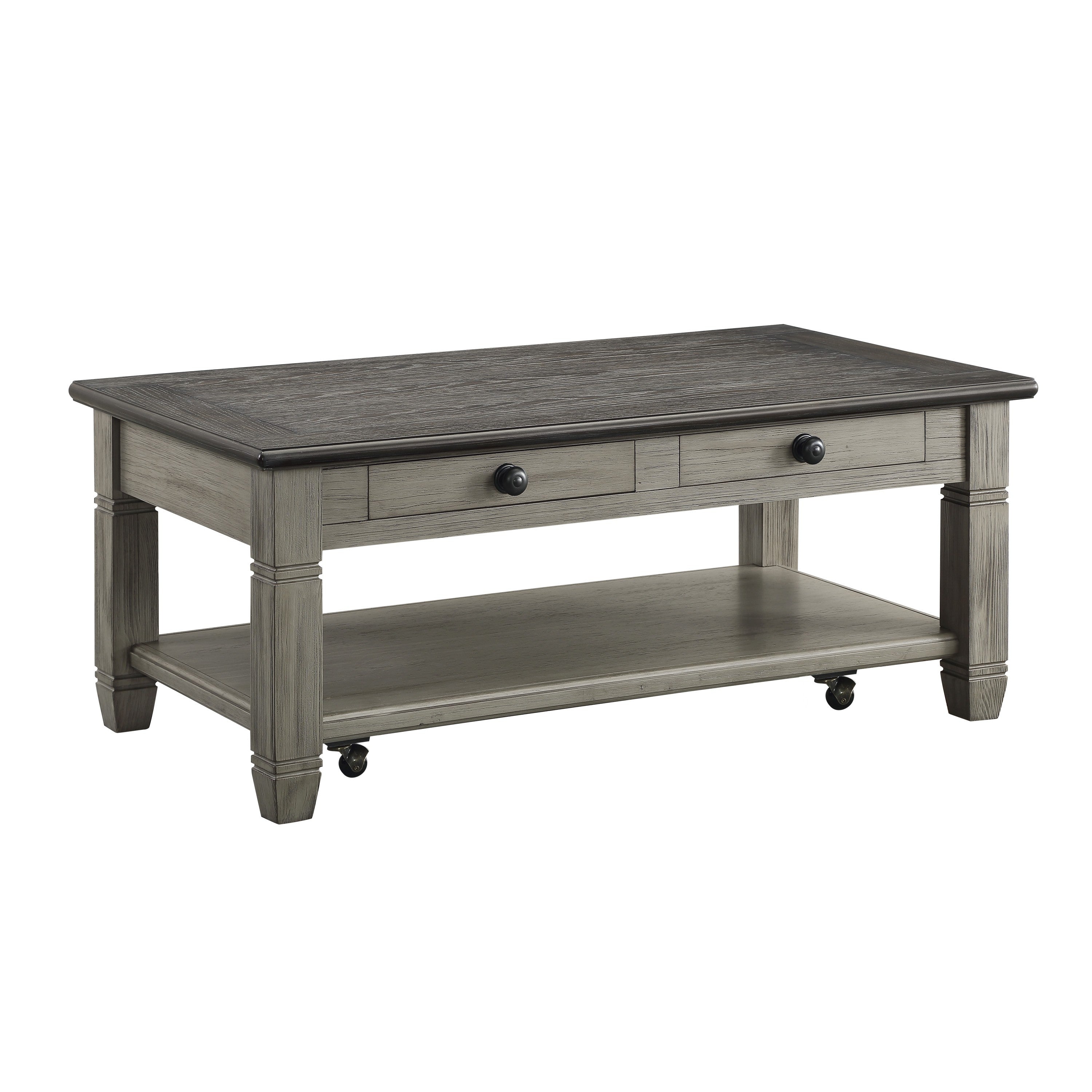 Granby Antique Gray Cocktail Table - 5627GY-30 - Bien Home Furniture &amp; Electronics