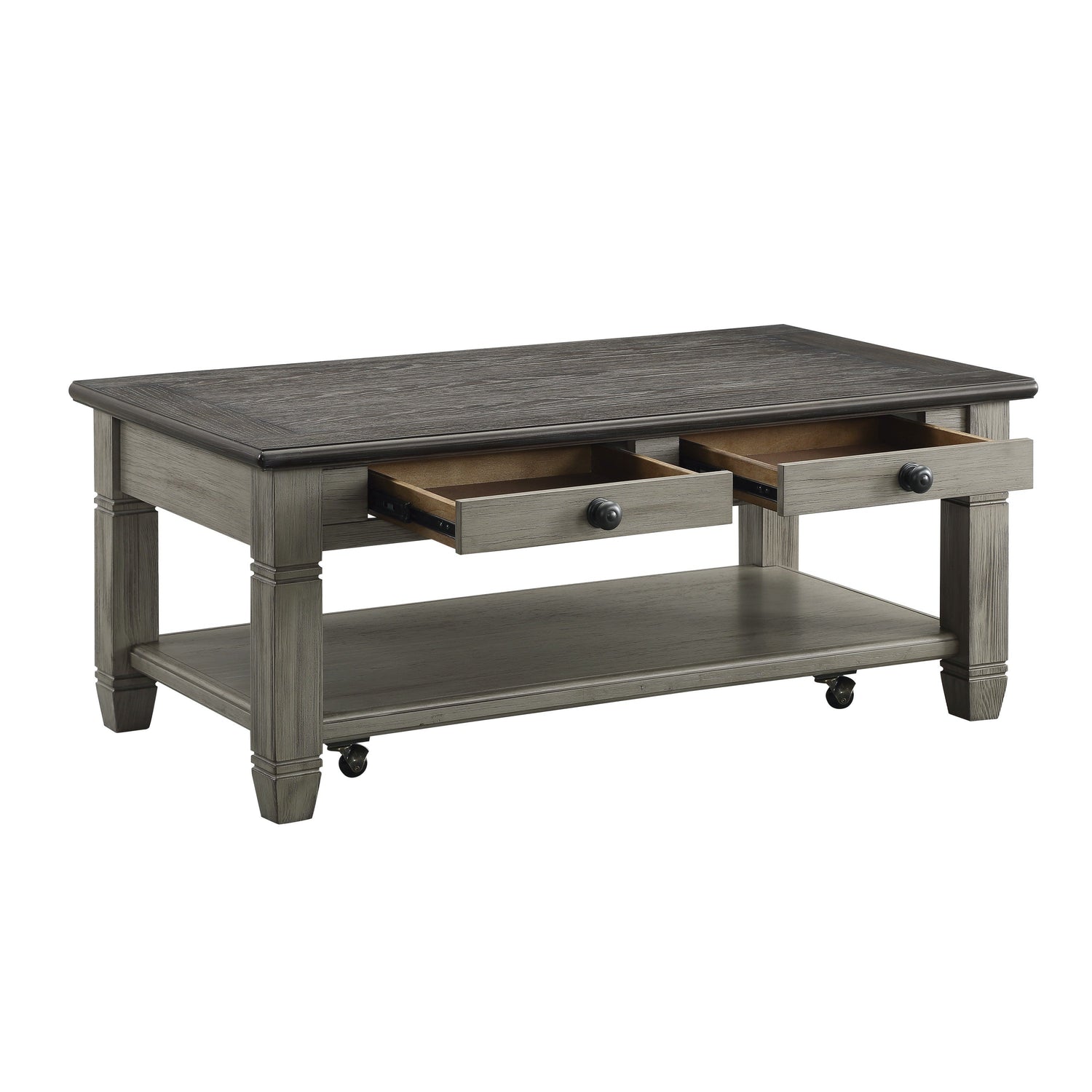 Granby Antique Gray Cocktail Table - 5627GY-30 - Bien Home Furniture & Electronics