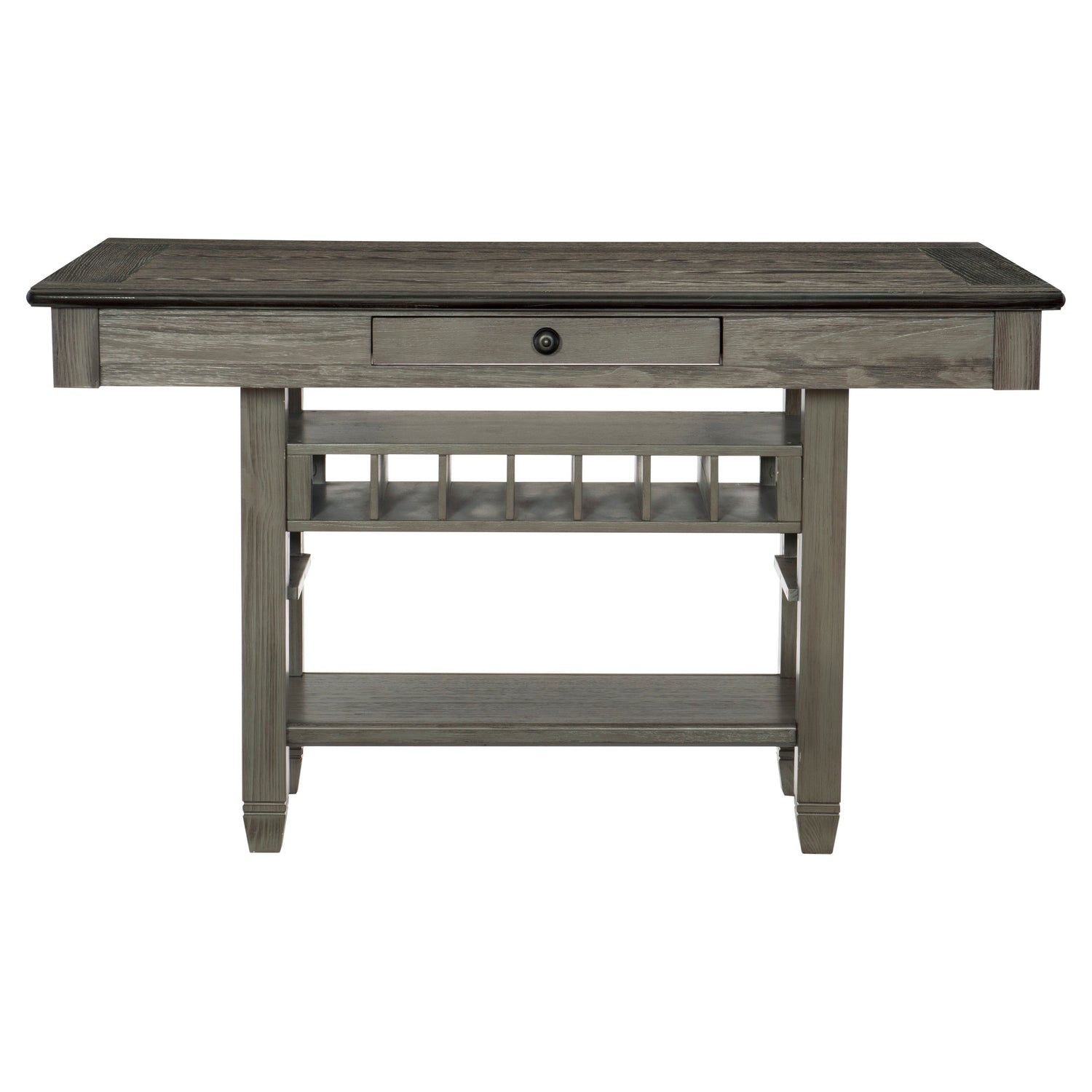 Granby Antique Gray Counter Height Table - SET | 5627GY-36 | 5627GY-36B - Bien Home Furniture & Electronics