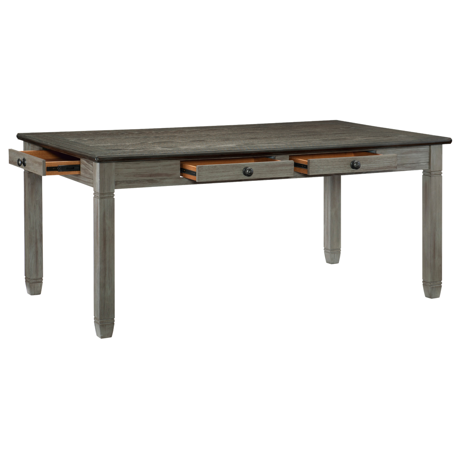 Granby Antique Gray Dining Table - 5627GY-72 - Bien Home Furniture & Electronics