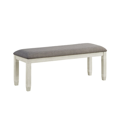 Granby Antique White Dining Bench - 5627NW-13 - Bien Home Furniture &amp; Electronics