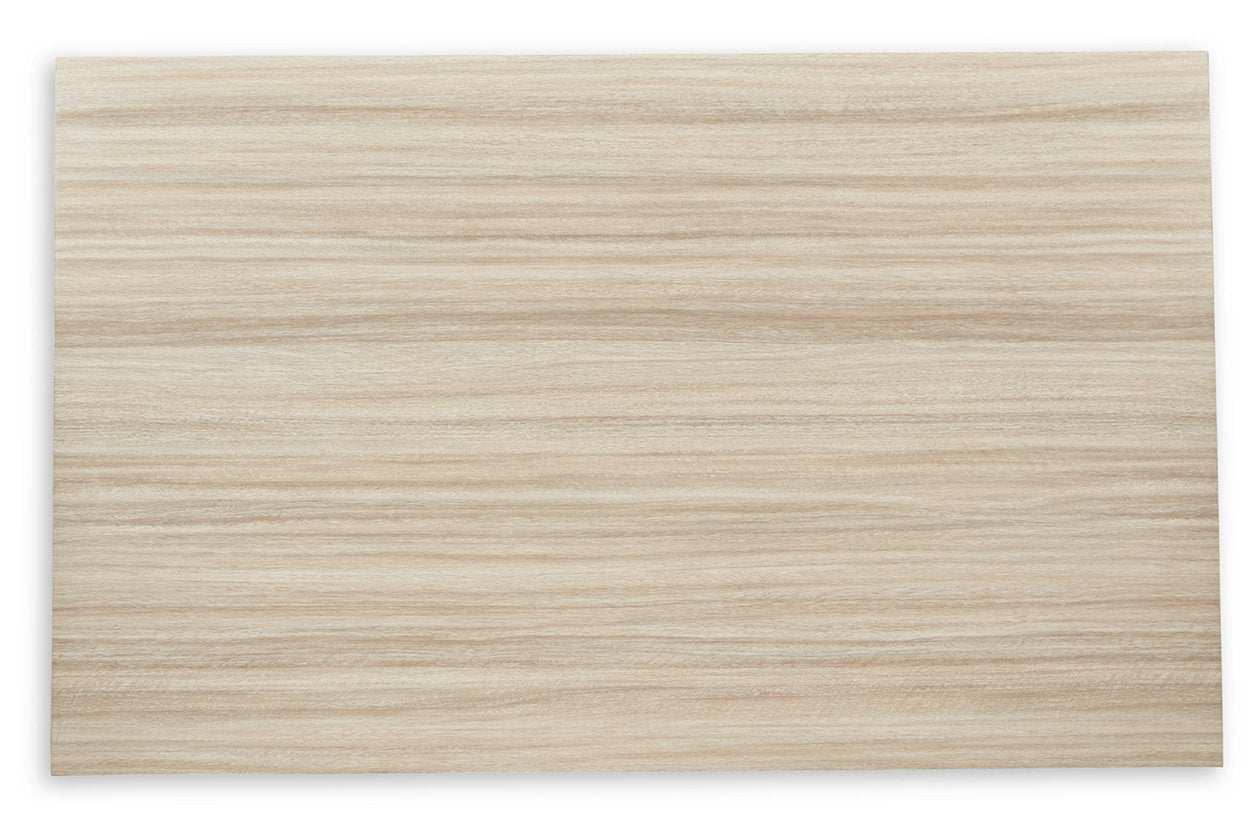 Grannen White/Natural Dining Table - D407-25 - Bien Home Furniture & Electronics