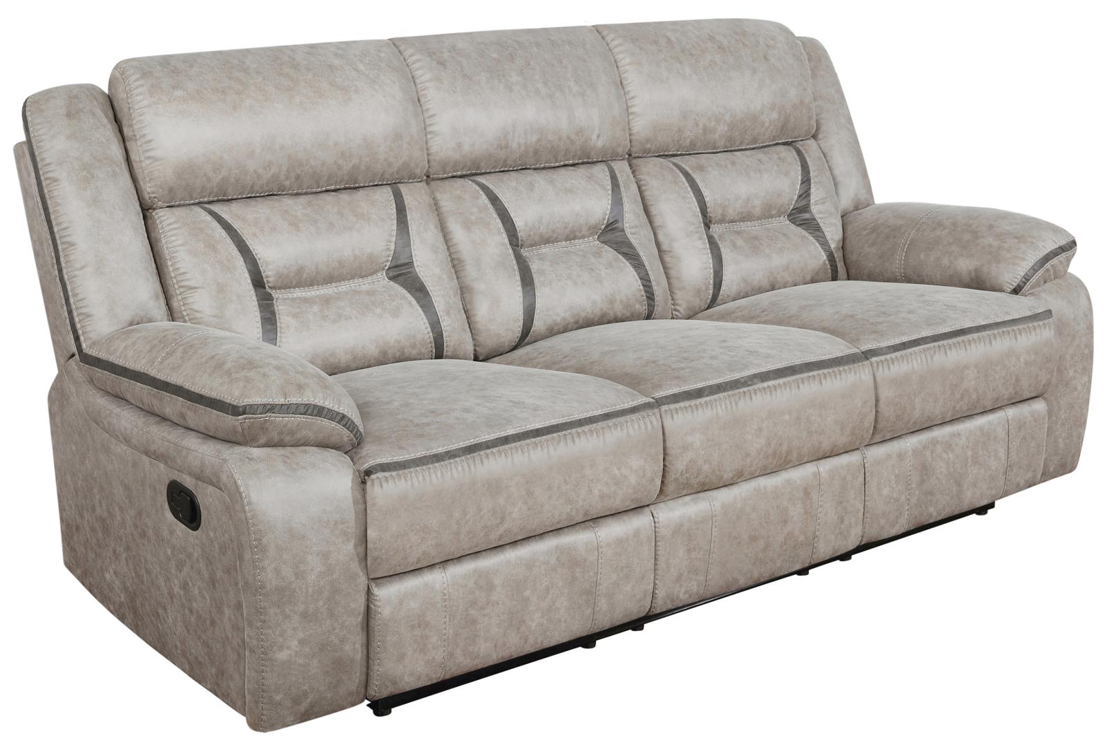 Greer Upholstered Tufted Back Motion Sofa - 651351 - Bien Home Furniture & Electronics