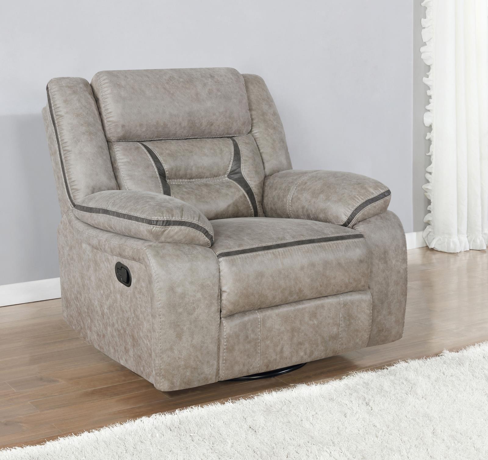 Greer Upholstered Tufted Living Room Set - 651351-S3 - Bien Home Furniture & Electronics