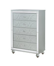 Gunnison Silver Metallic 5-Drawer Chest - 223215 - Bien Home Furniture & Electronics