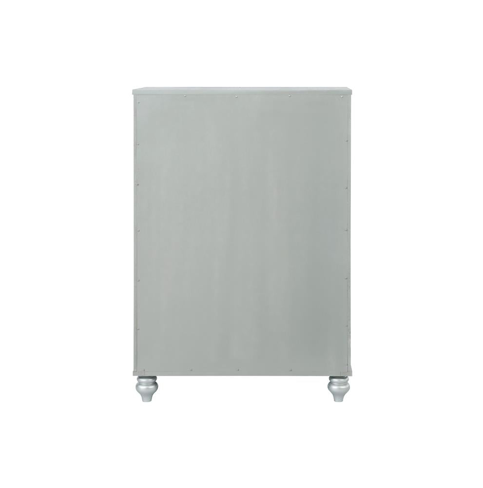 Gunnison Silver Metallic 5-Drawer Chest - 223215 - Bien Home Furniture & Electronics