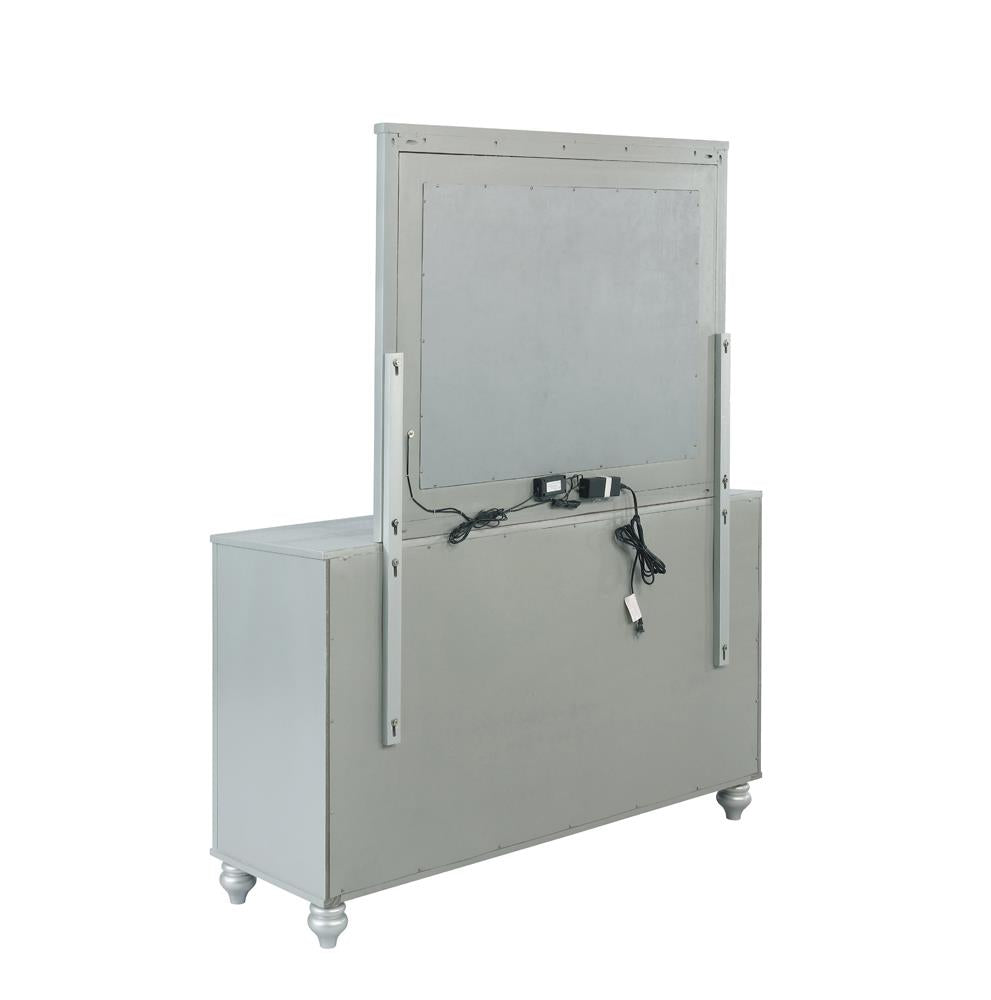 Gunnison Silver Metallic 6-Drawer Dresser - 223213 - Bien Home Furniture & Electronics