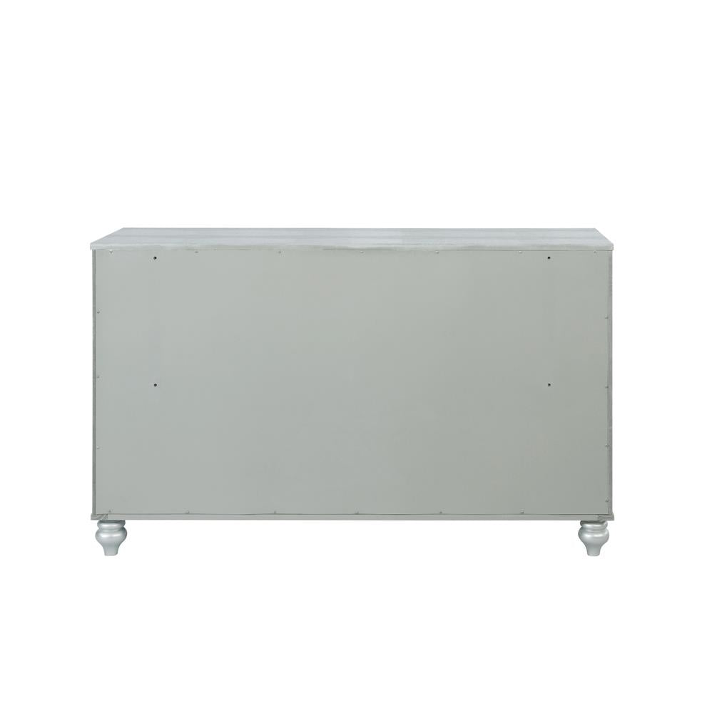 Gunnison Silver Metallic 6-Drawer Dresser - 223213 - Bien Home Furniture & Electronics