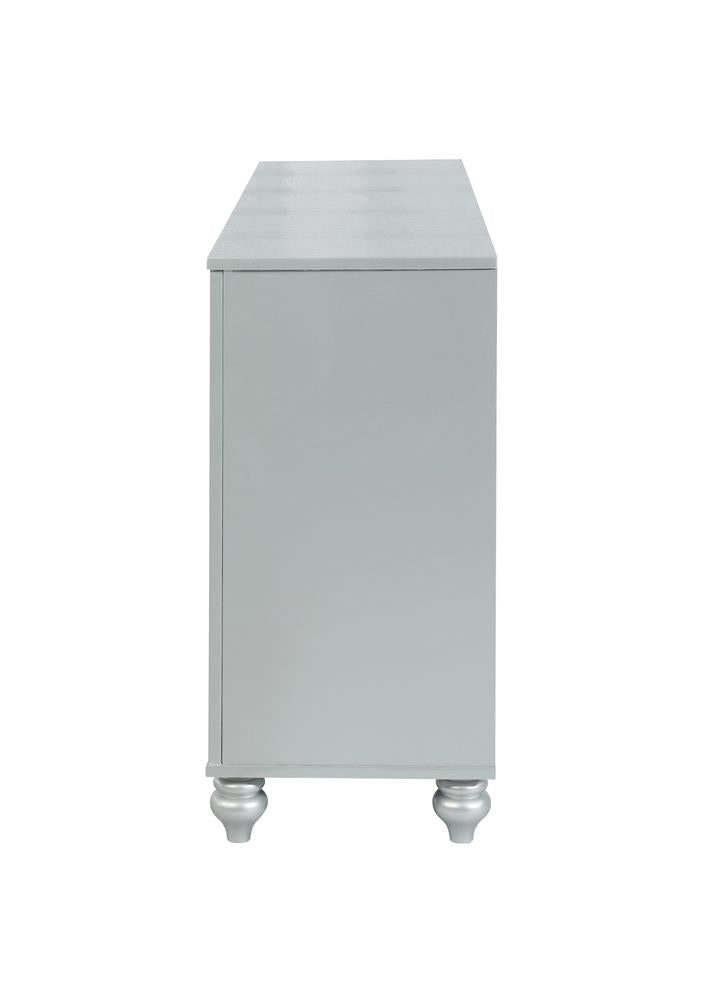 Gunnison Silver Metallic 6-Drawer Dresser - 223213 - Bien Home Furniture & Electronics