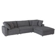 Guthrie Gray Modular 4-Piece Modular Sofa Chaise - 9546GY*4OT - Bien Home Furniture & Electronics