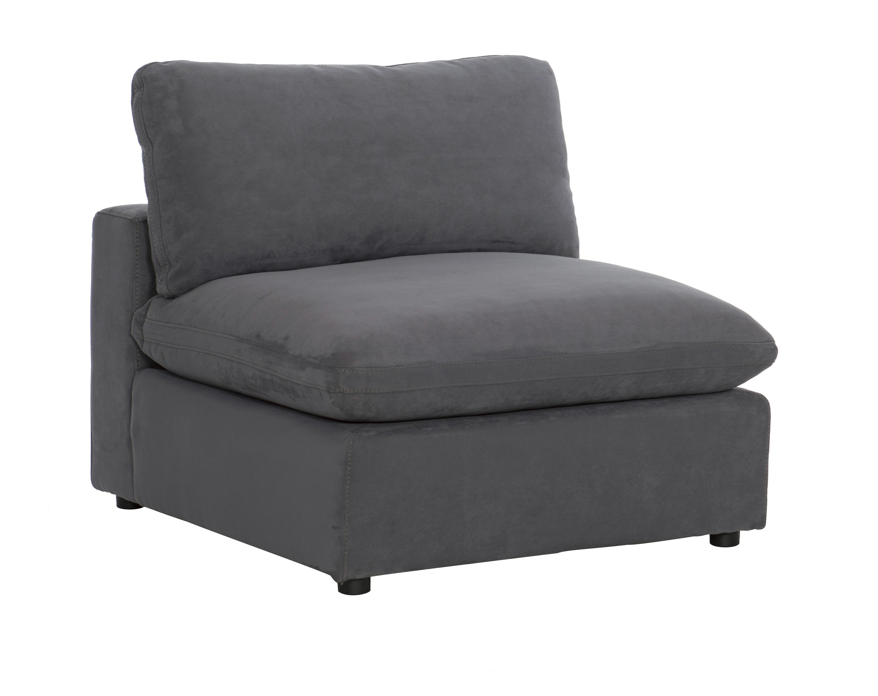 Guthrie Gray Modular 5-Piece Modular Sectional with Ottoman - 9546GY*5OT - Bien Home Furniture & Electronics