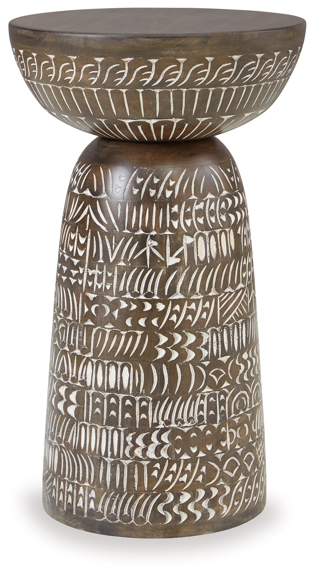 Hadcher Cream/Brown Accent Table - A4000622 - Bien Home Furniture & Electronics