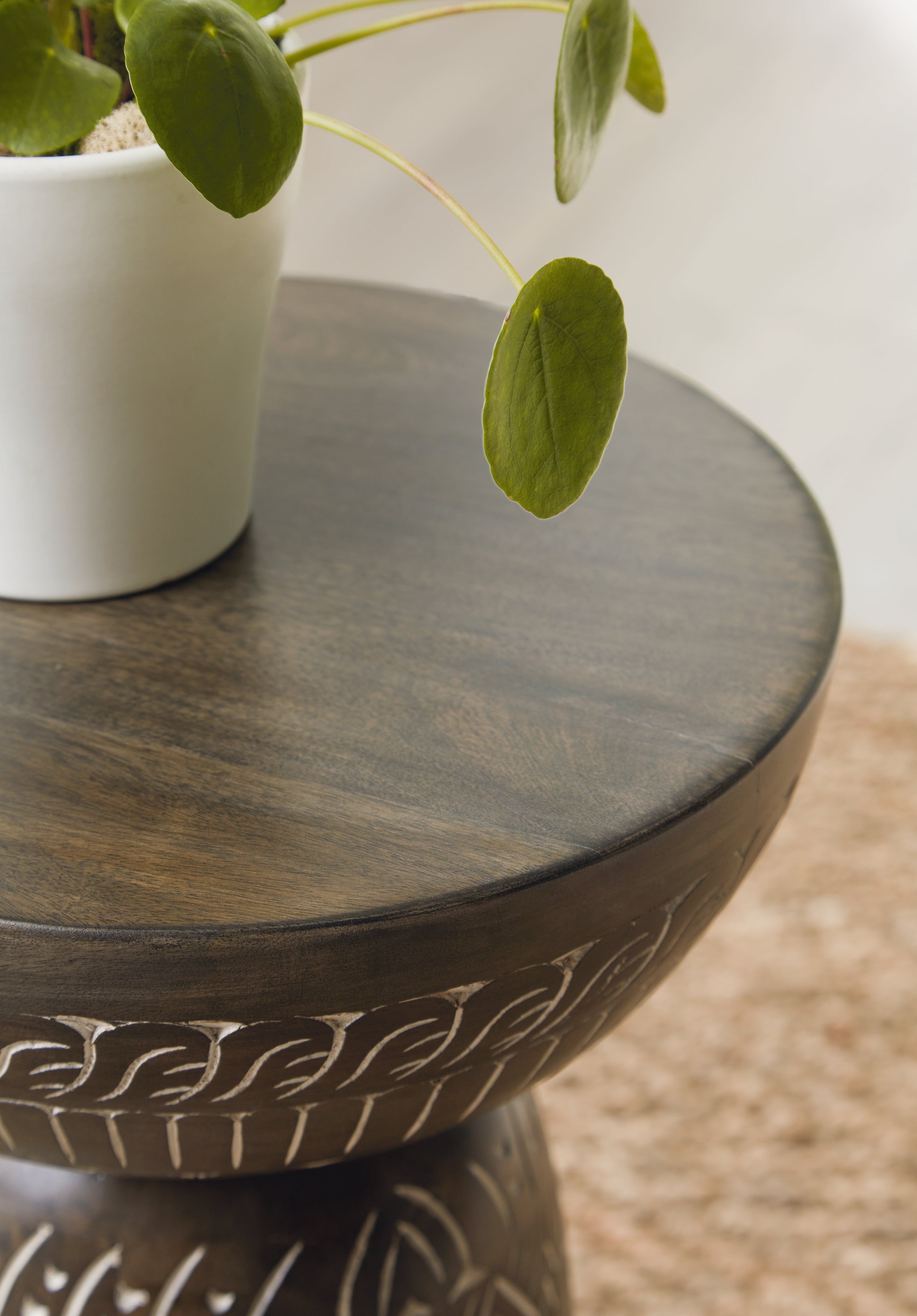 Hadcher Cream/Brown Accent Table - A4000622 - Bien Home Furniture & Electronics