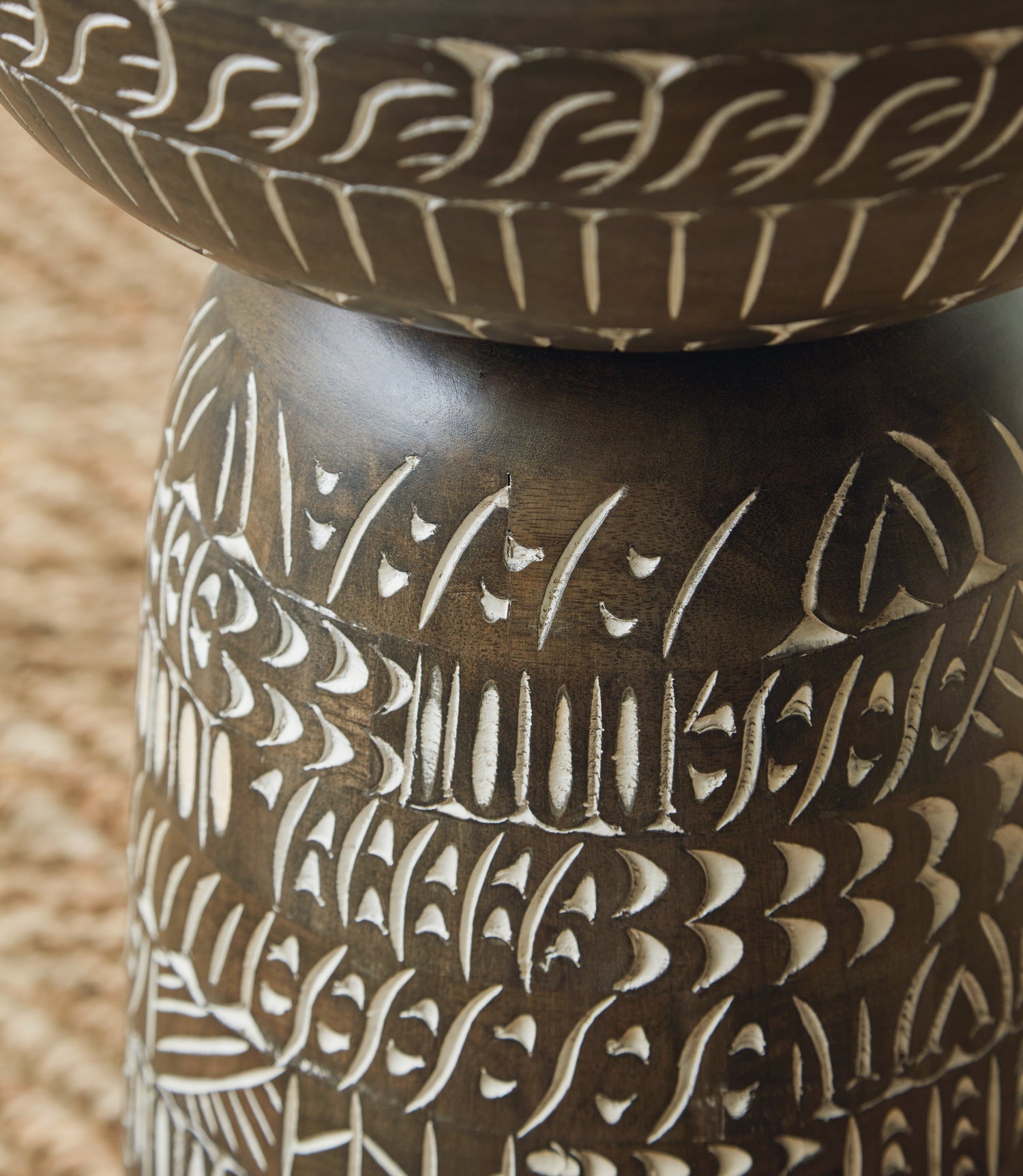 Hadcher Cream/Brown Accent Table - A4000622 - Bien Home Furniture & Electronics