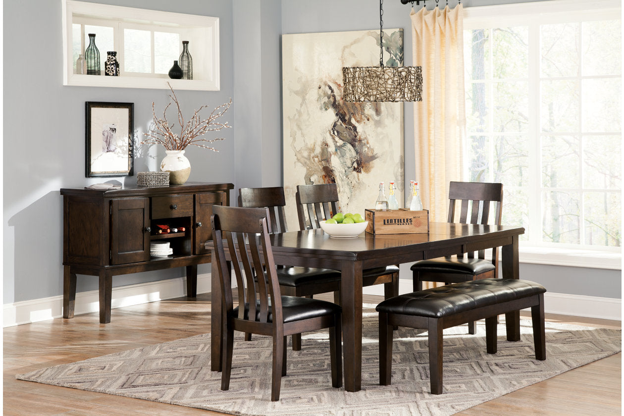 Haddigan Dark Brown Dining Bench - D596-00 - Bien Home Furniture & Electronics