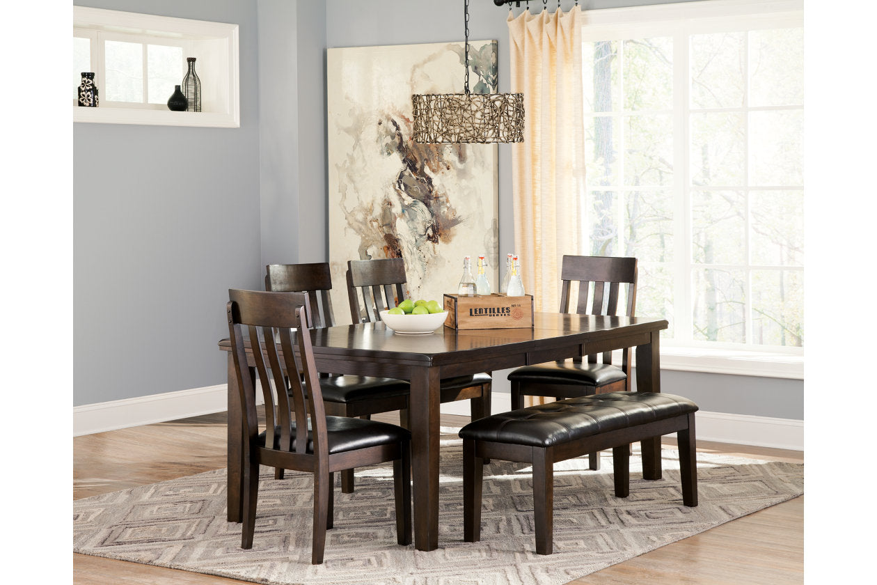 Haddigan Dark Brown Dining Extension Table - D596-35 - Bien Home Furniture & Electronics