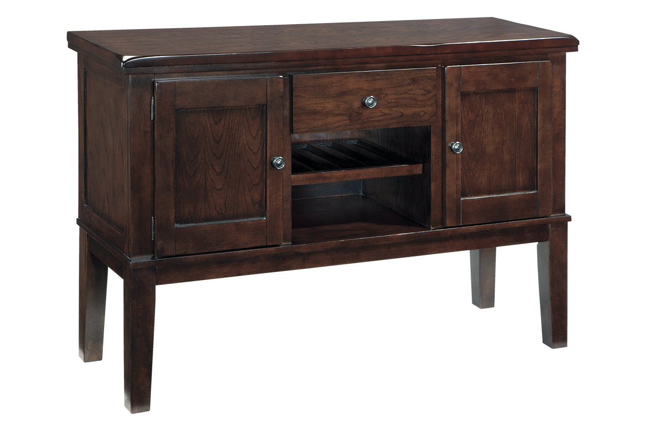 Haddigan Dark Brown Dining Server - D596-60 - Bien Home Furniture & Electronics