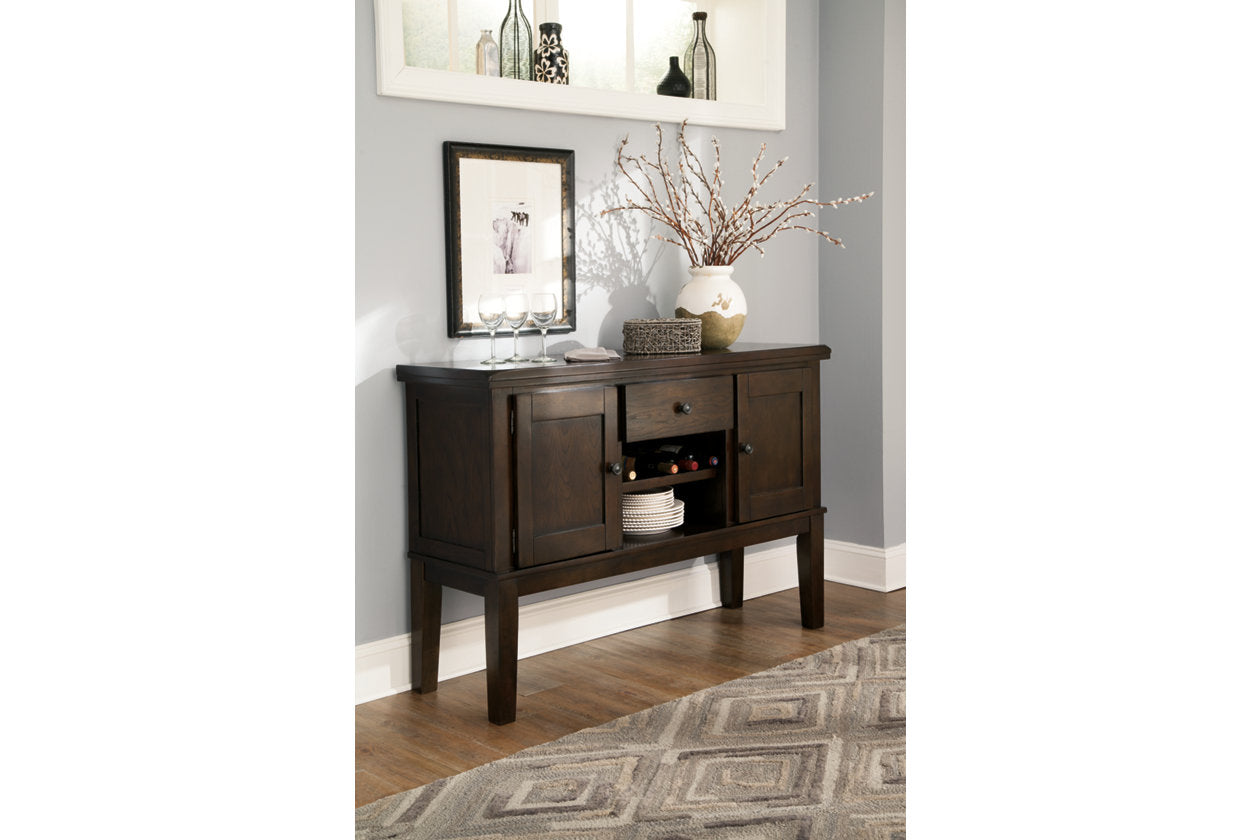 Haddigan Dark Brown Dining Server - D596-60 - Bien Home Furniture & Electronics