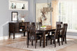 Haddigan Dark Brown Extendable Dining Set - SET | D596-35 | D596-01(2) - Bien Home Furniture & Electronics