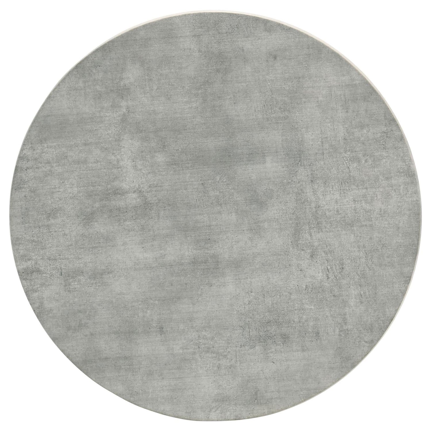 Hadi Round End Table with Hairpin Legs Cement/Gunmetal - 736177 - Bien Home Furniture & Electronics