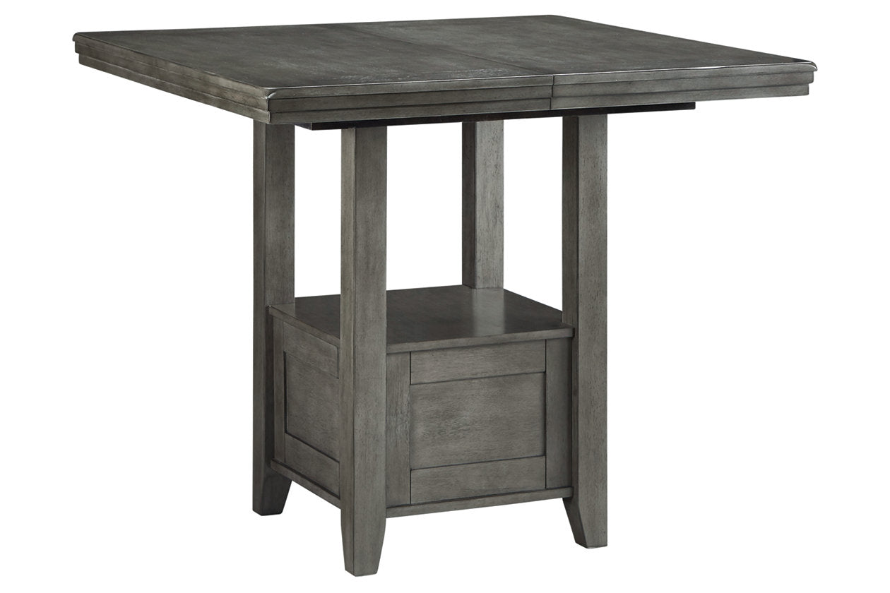 Hallanden Gray Counter Height Dining Extension Table - D589-42 - Bien Home Furniture & Electronics