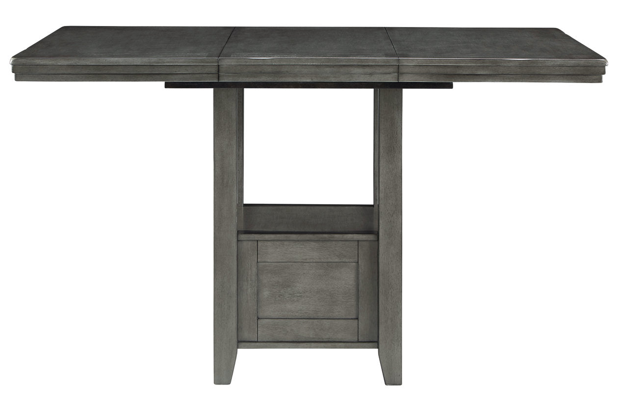 Hallanden Gray Counter Height Dining Extension Table - D589-42 - Bien Home Furniture & Electronics