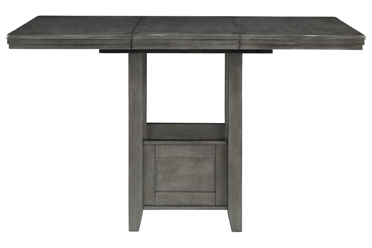 Hallanden Gray Counter Height Dining Extension Table - D589-42 - Bien Home Furniture &amp; Electronics