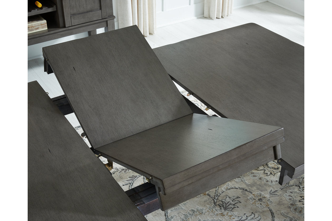 Hallanden Gray Dining Extension Table - D589-35 - Bien Home Furniture & Electronics