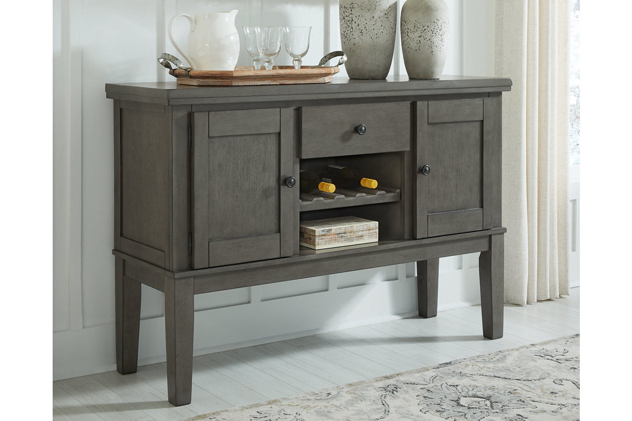 Hallanden Gray Dining Server - D589-60 - Bien Home Furniture & Electronics