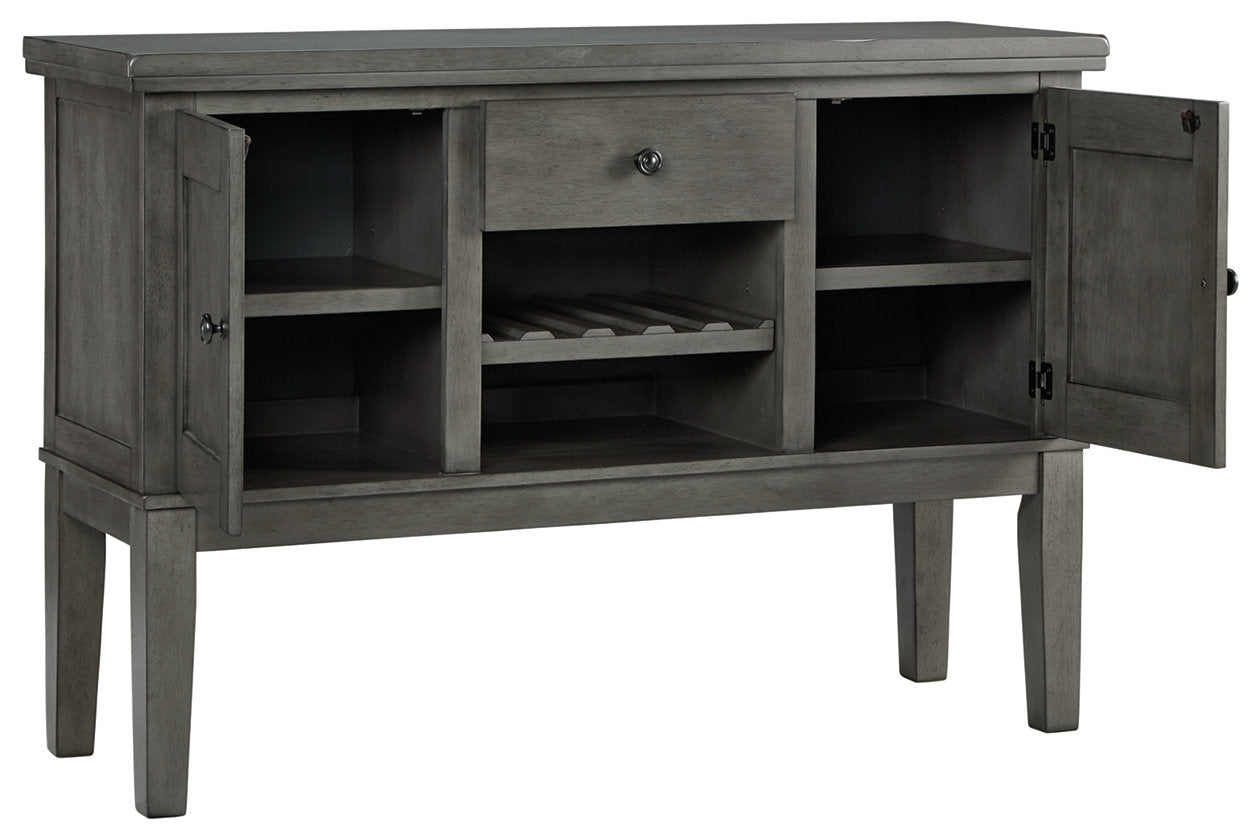 Hallanden Gray Dining Server - D589-60 - Bien Home Furniture & Electronics
