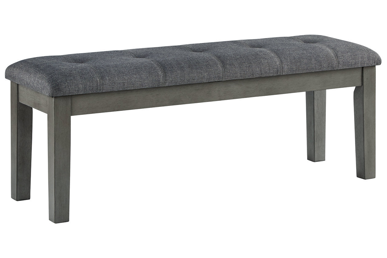 Hallanden Two-tone Gray 50" Dining Bench - D589-00 - Bien Home Furniture & Electronics