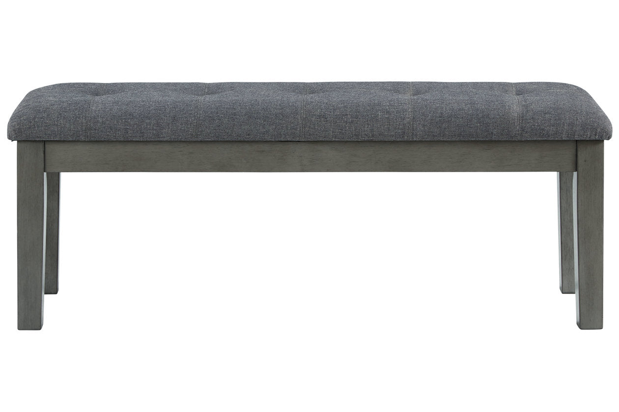 Hallanden Two-tone Gray 50" Dining Bench - D589-00 - Bien Home Furniture & Electronics