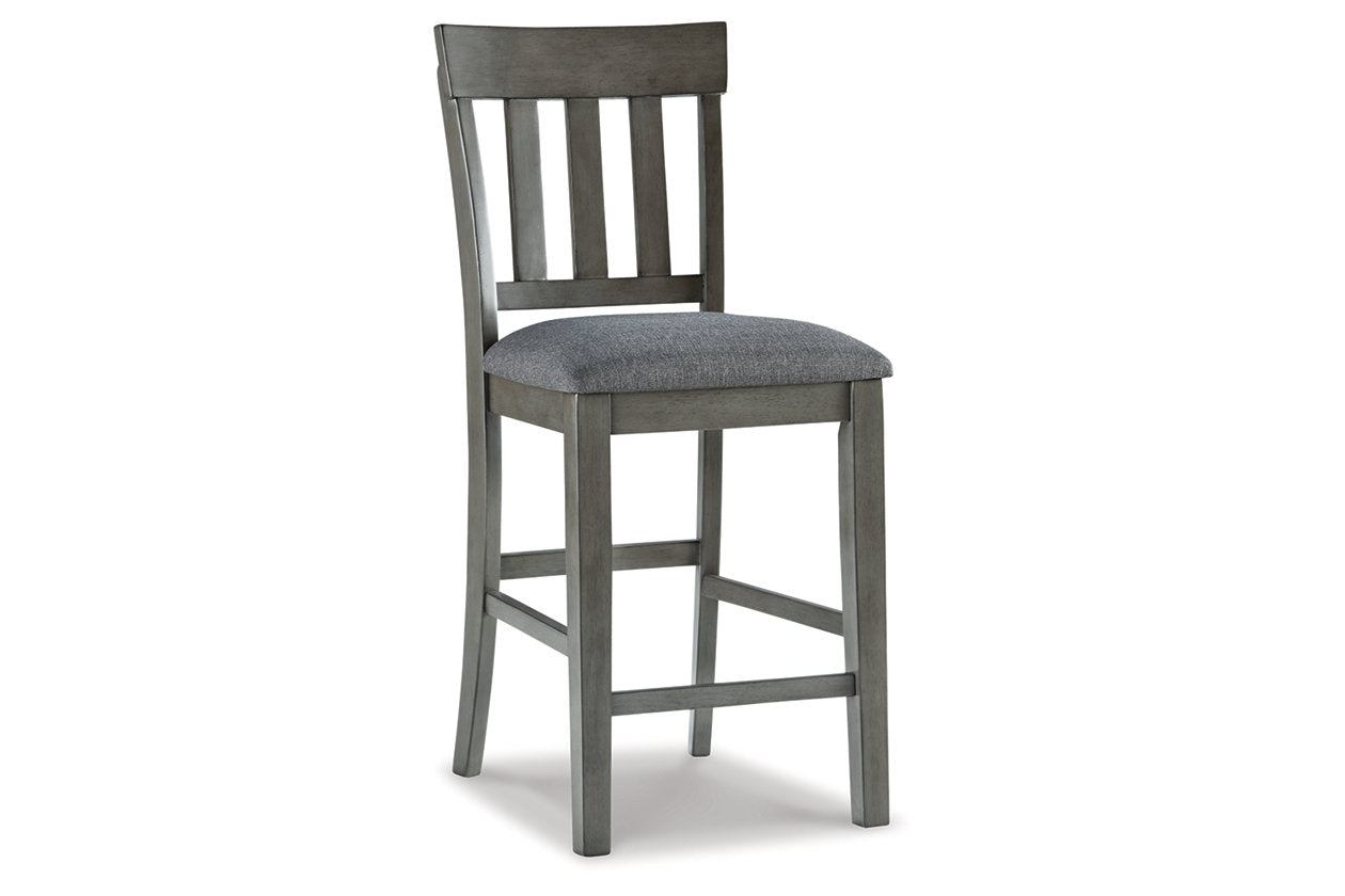 Hallanden Two-tone Gray Counter Height Chair, Set of 2 - D589-124 - Bien Home Furniture & Electronics