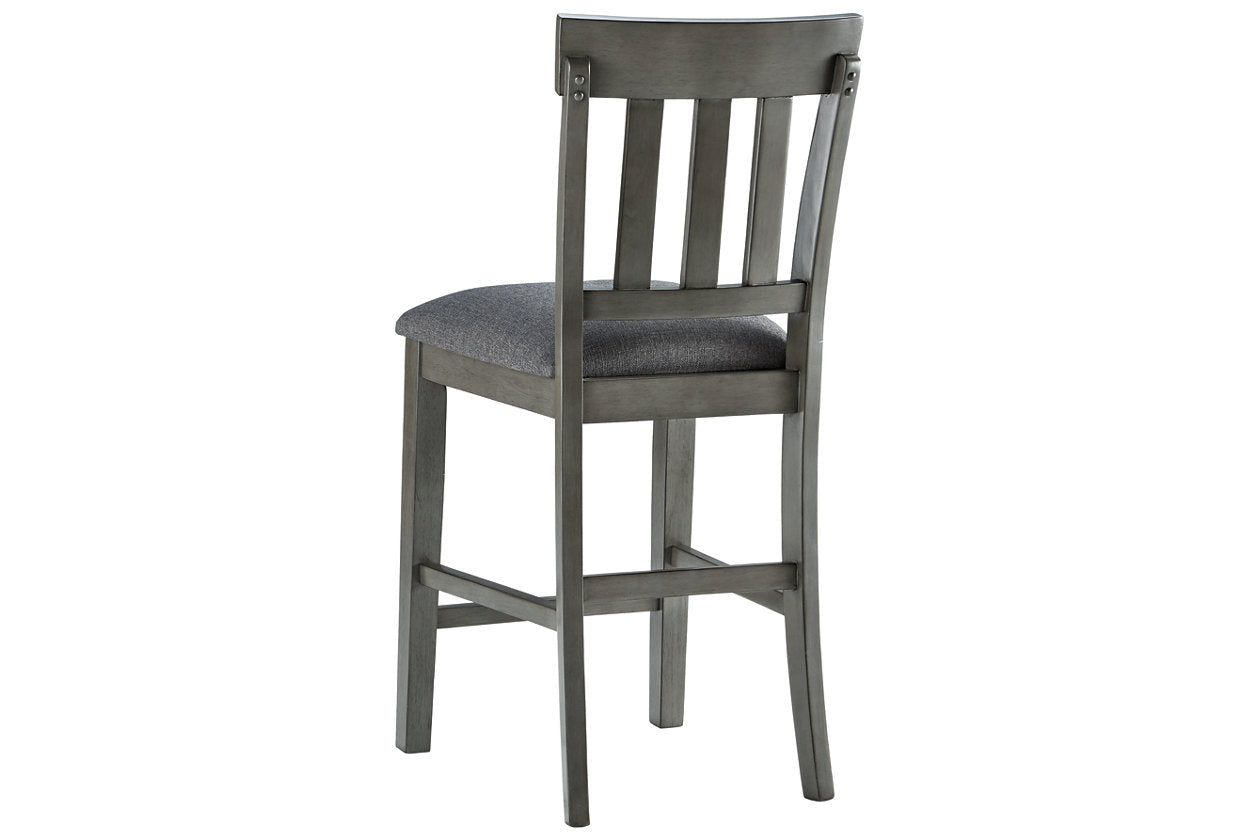 Hallanden Two-tone Gray Counter Height Chair, Set of 2 - D589-124 - Bien Home Furniture & Electronics