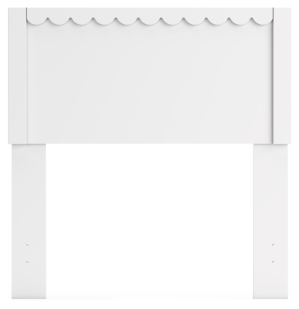 Hallityn White Twin Panel Headboard - EB1810-155 - Bien Home Furniture & Electronics