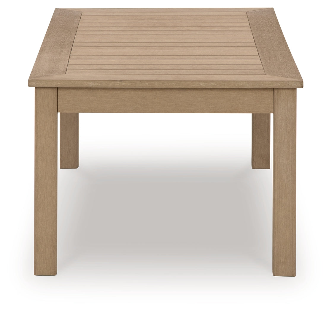Hallow Creek Driftwood Outdoor Coffee Table - P560-701 - Bien Home Furniture & Electronics