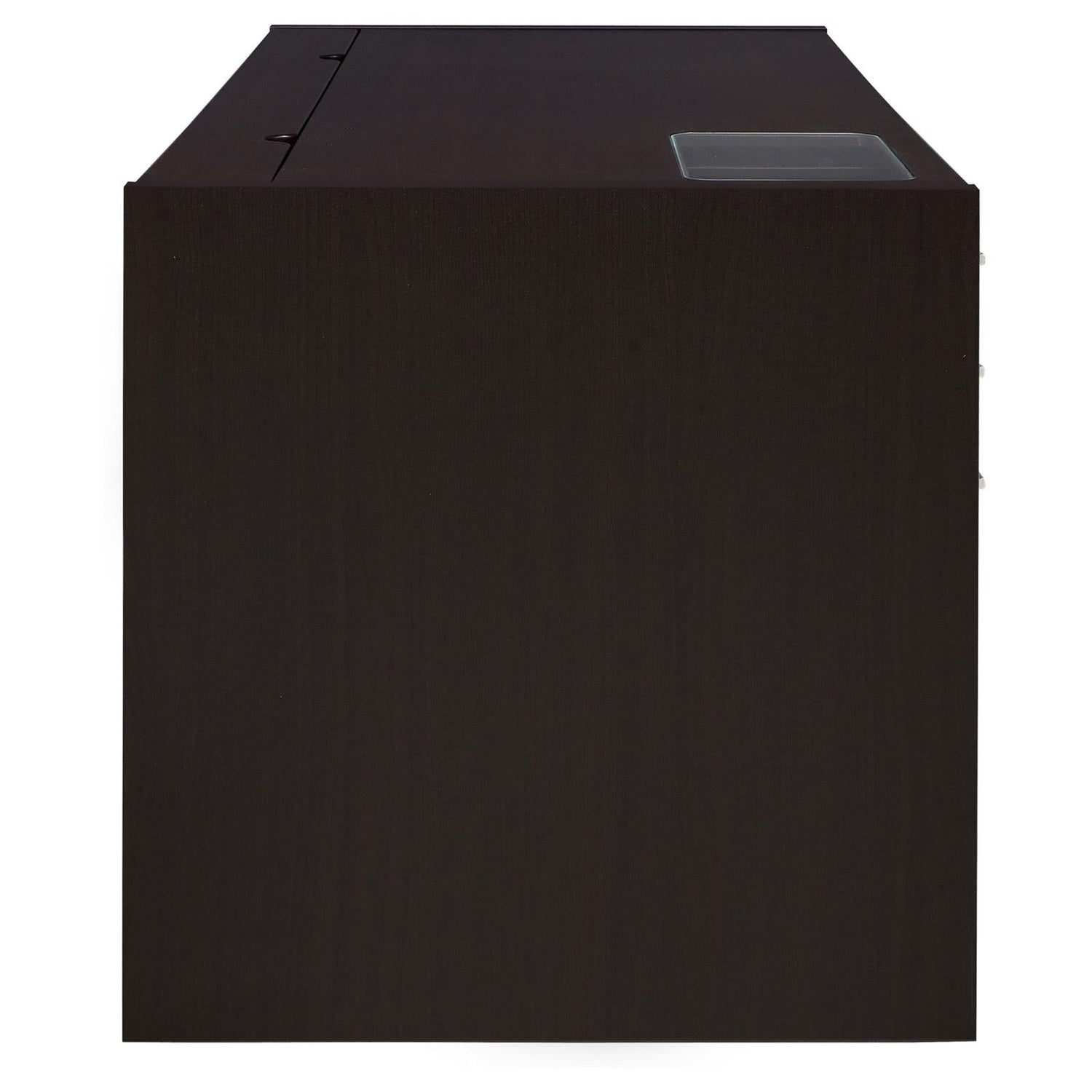 Halston Cappuccino 3-Drawer Connect-it Office Desk - 800982 - Bien Home Furniture & Electronics