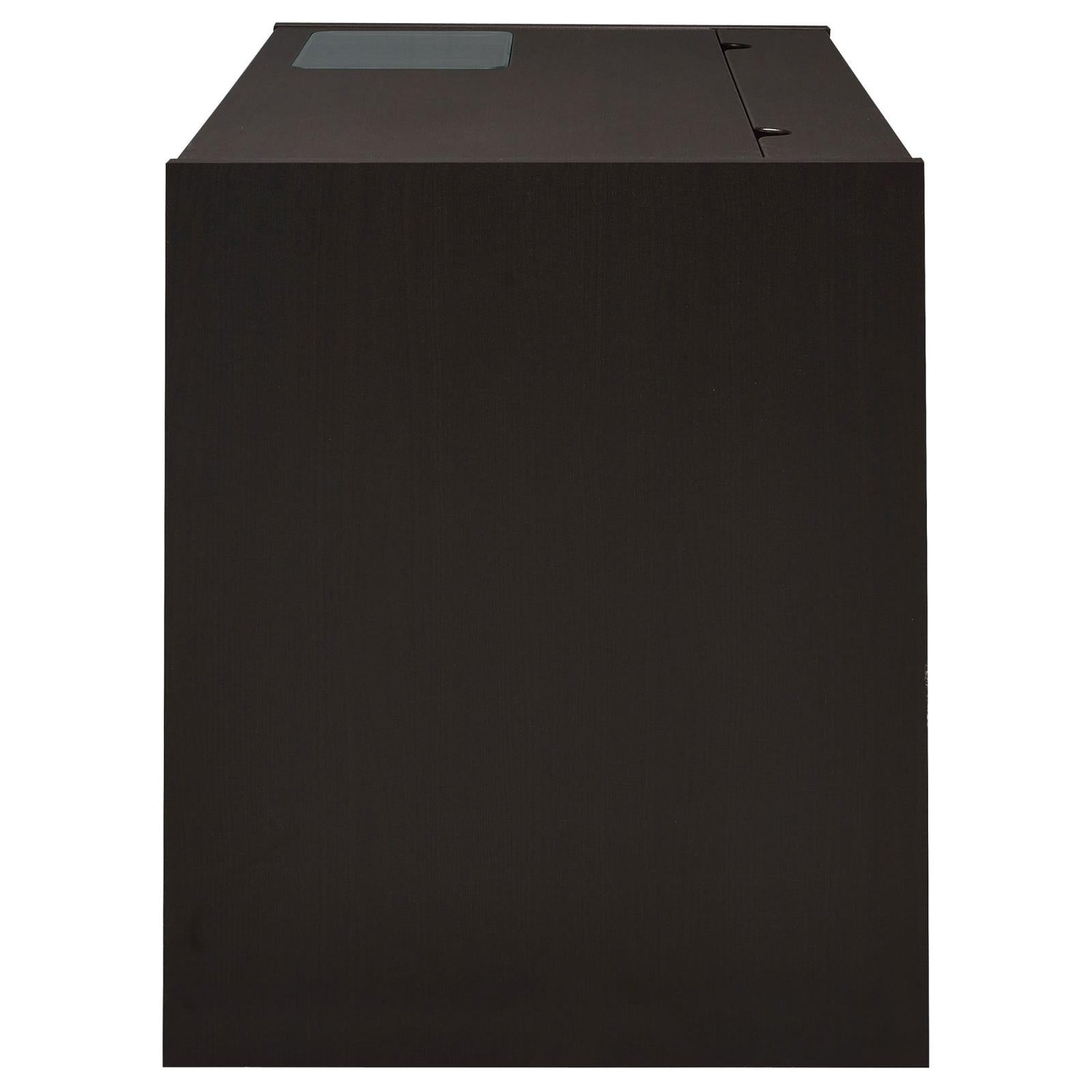 Halston Cappuccino Rectangular Connect-it Office Desk - 800702 - Bien Home Furniture & Electronics